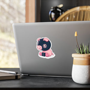 Bad Piggie Kiss-Cut Vinyl Decal