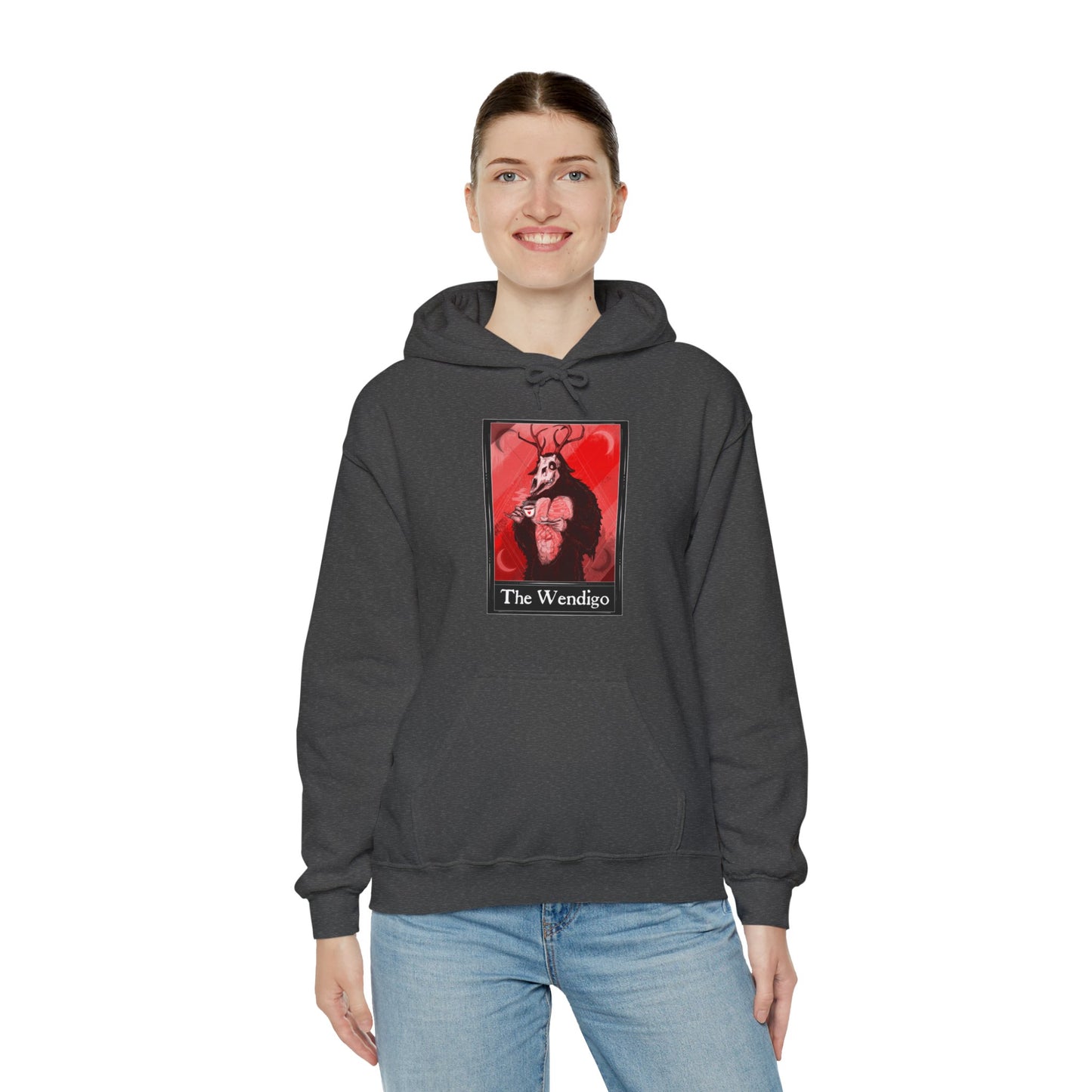 Wendigo Tarot Unisex Heavy Blend Hooded Sweatshirt
