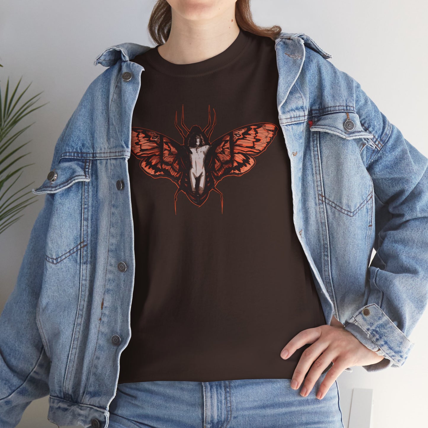 Death Moth Unisex Heavy Cotton Tee