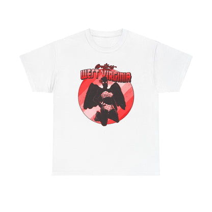 Cryptid Pinups: West Virginia Unisex Heavy Cotton Tee