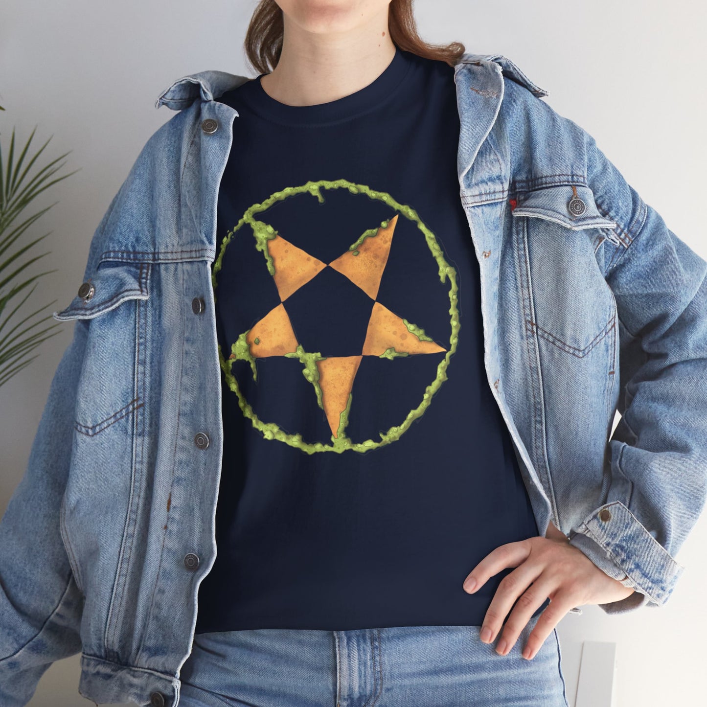 Guacamole Pentagram Unisex Heavy Cotton Tee