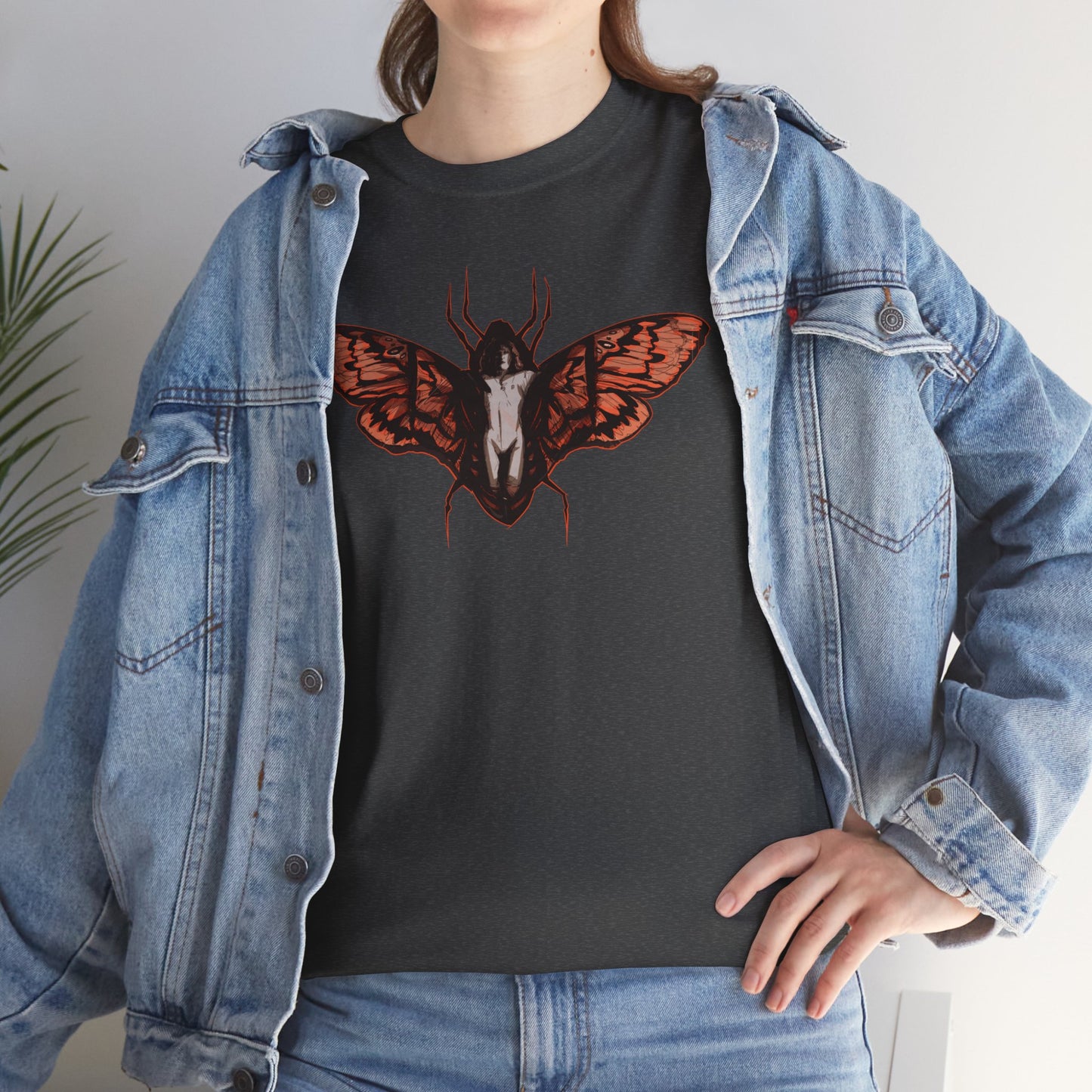 Death Moth Unisex Heavy Cotton Tee