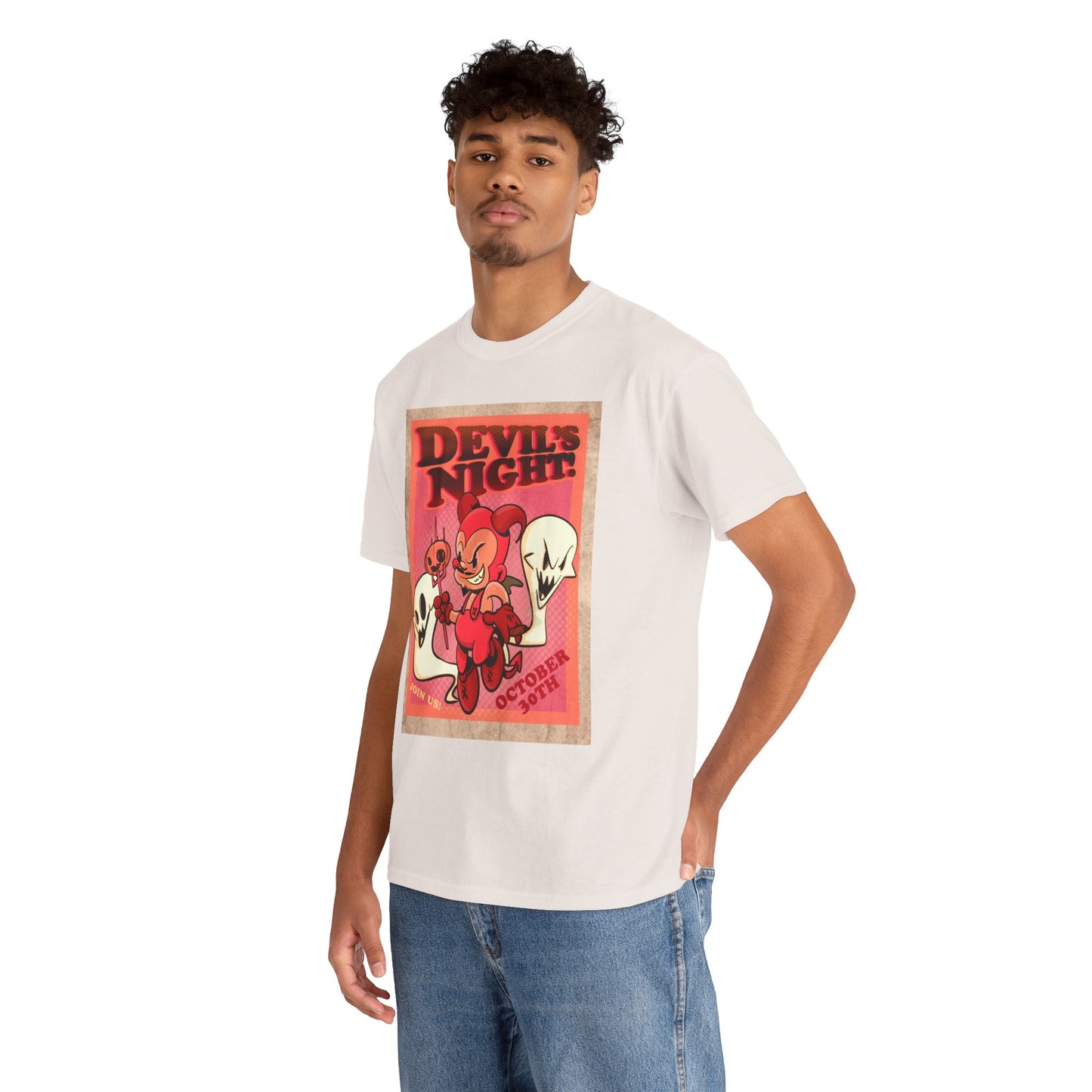 Devil's Night Unisex Heavy Cotton Tee