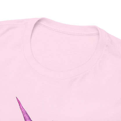 Unicorn Skull Unisex Heavy Cotton Tee