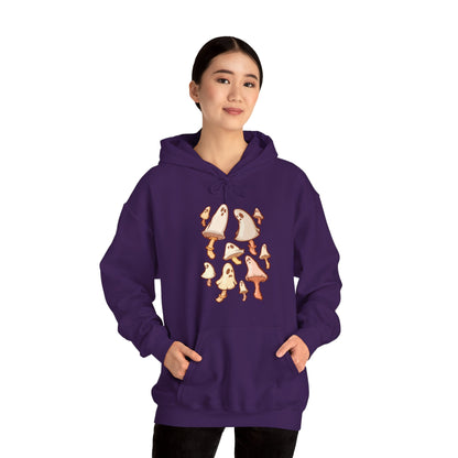 Spooky Mushrooms Unisex Heavy Blend Hooded Sweatshirt