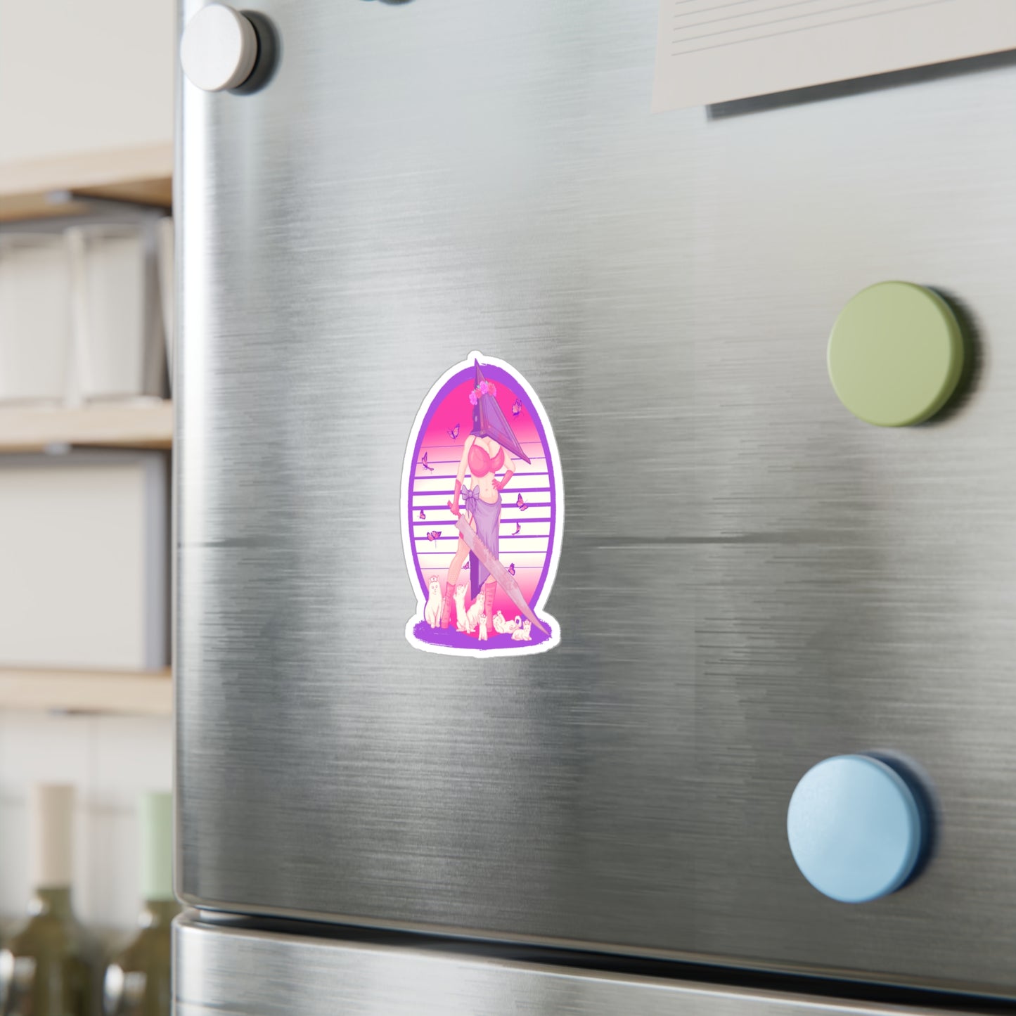 Pyramid Mommy Kiss-Cut Vinyl Decal