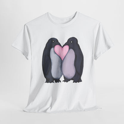 Penguin Kiss Unisex Heavy Cotton Tee