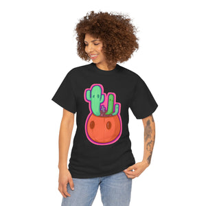 Spooky Succulent Unisex Heavy Cotton Tee