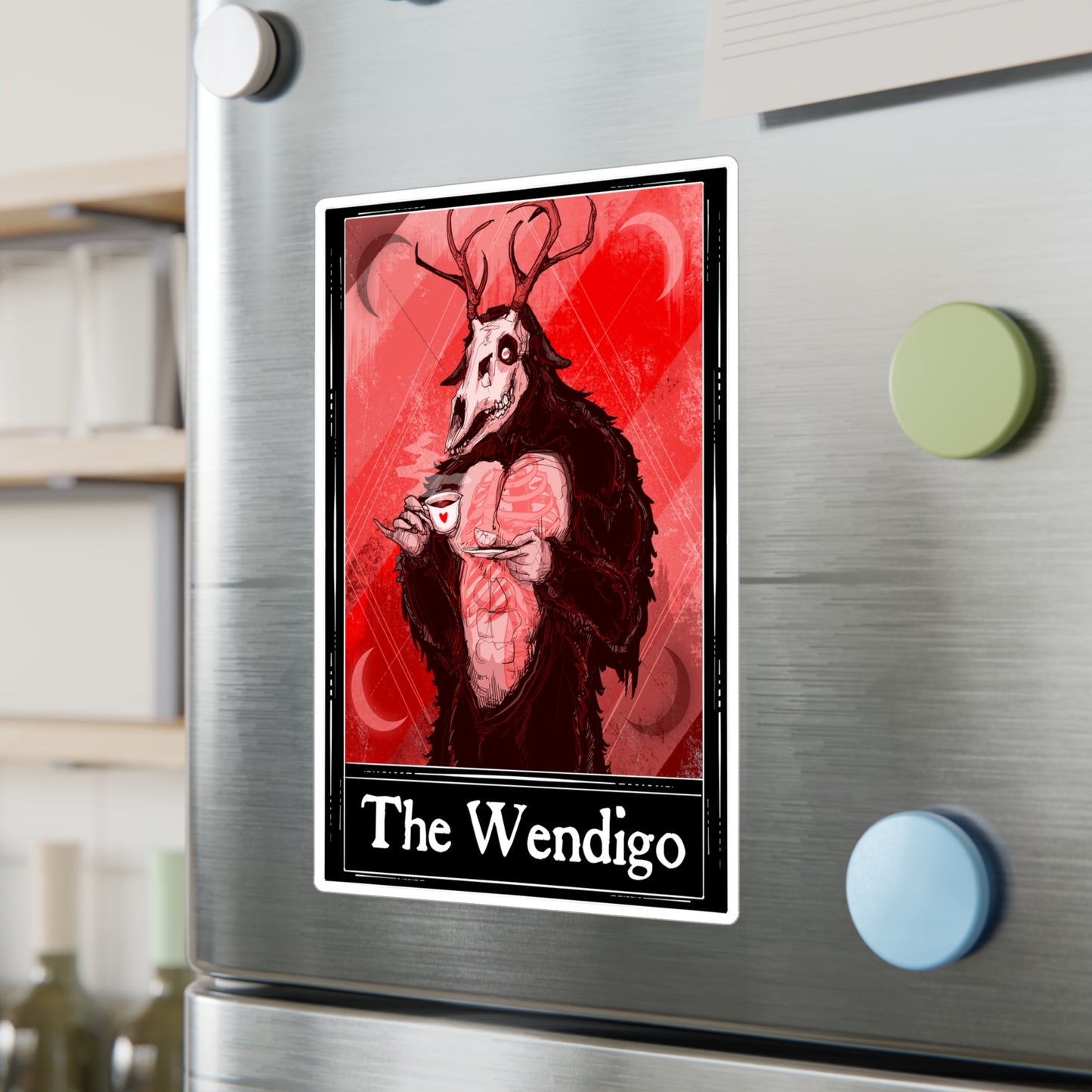 Wendigo Tarot Kiss-Cut Vinyl Decal