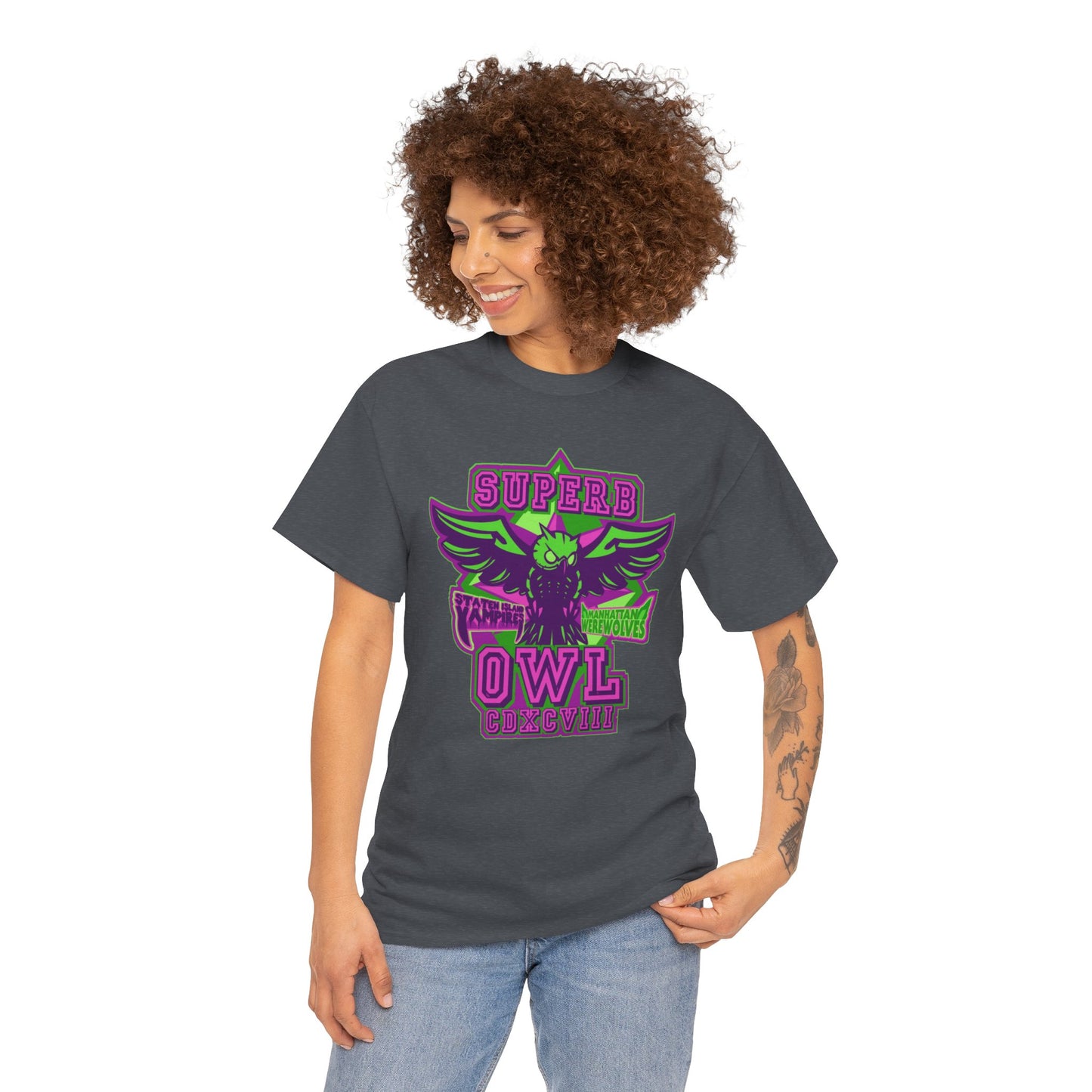 Superb Owl Unisex Heavy Cotton Tee