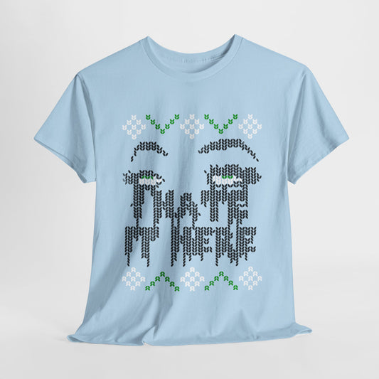 I Hate It Here Christmas Unisex Heavy Cotton Tee