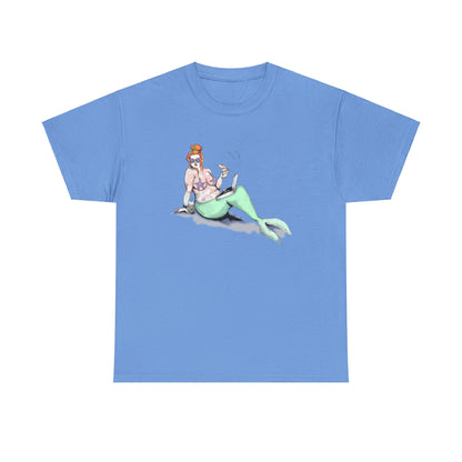 Pizza Mermaid Unisex Heavy Cotton Tee