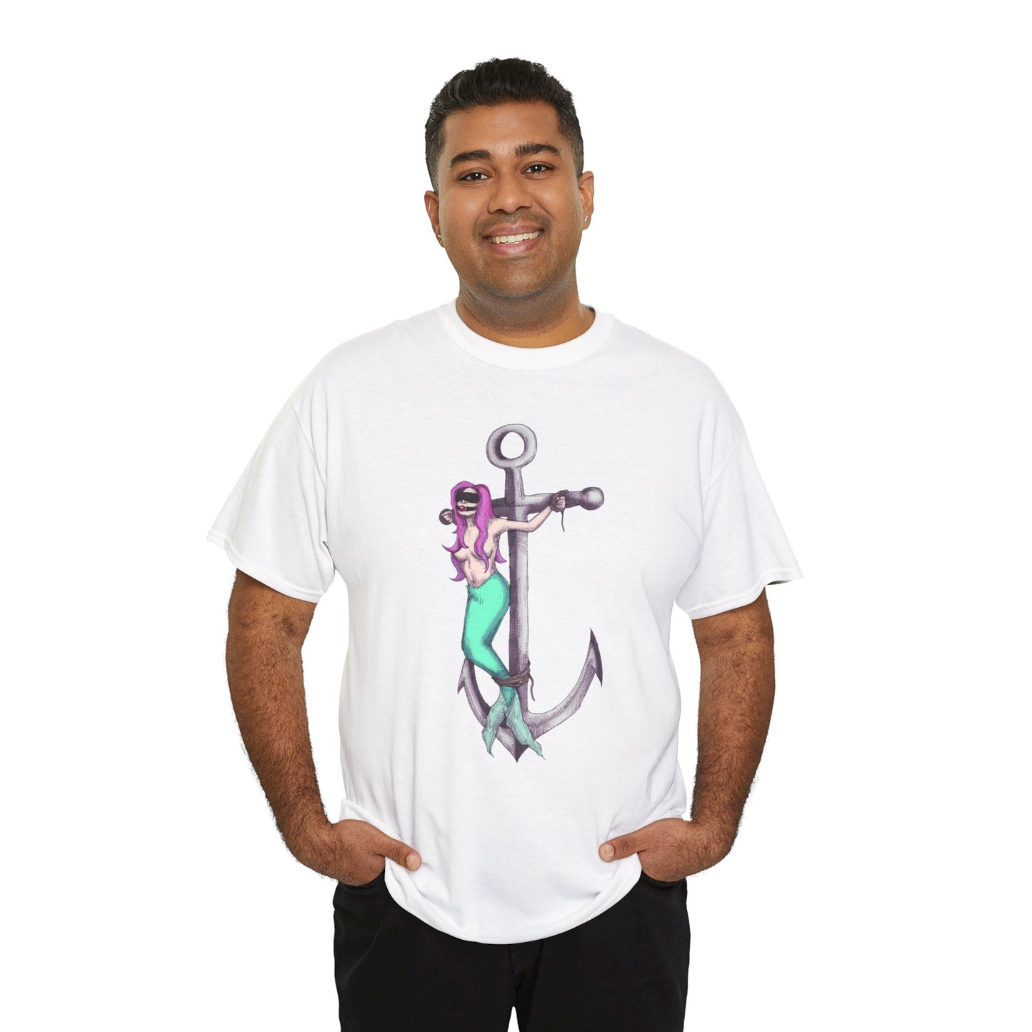 Bad Mermaid 2 Unisex Heavy Cotton Tee