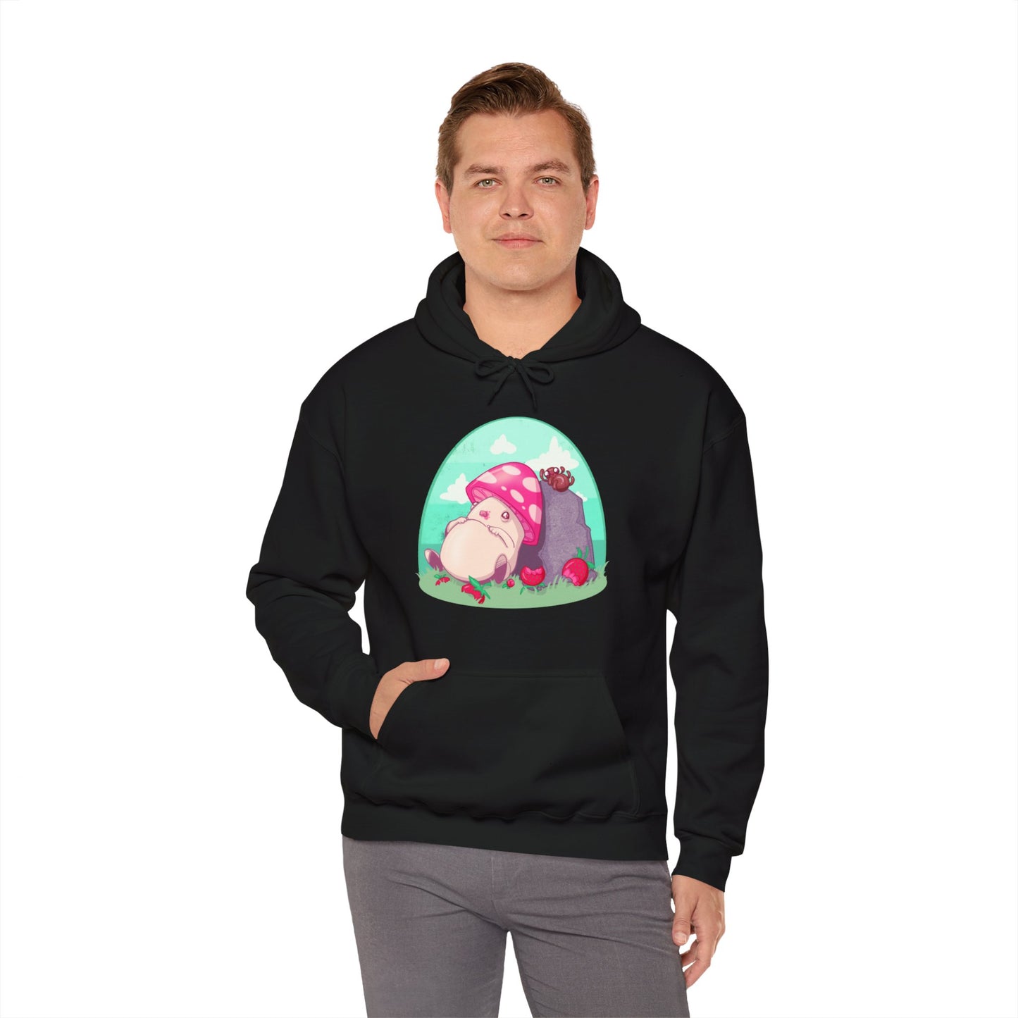 Tummy Ache Unisex Heavy Blend Hooded Sweatshirt