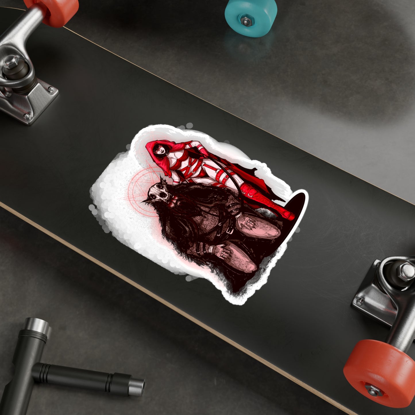 Taming The Wolf Kiss-Cut Vinyl Decal