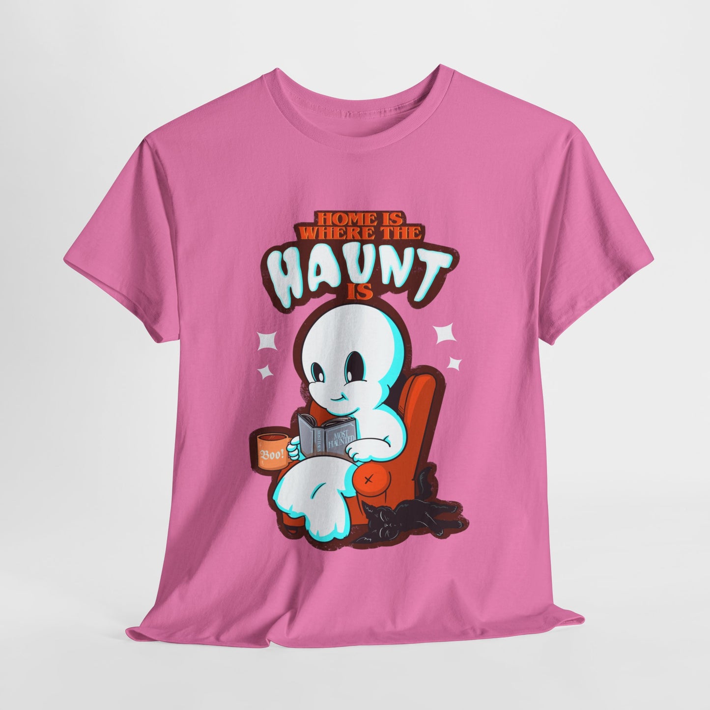 Home Is Where The Haunt Is Unisex Heavy Cotton Tee