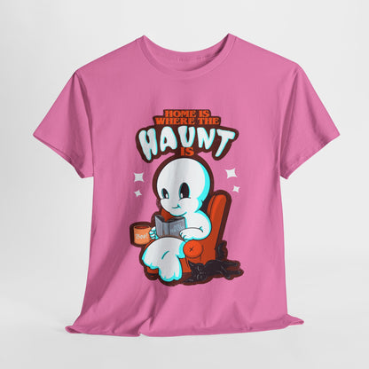 Home Is Where The Haunt Is Unisex Heavy Cotton Tee