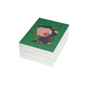 Krampus Plushie Greeting Card Bundles (10, 30, 50 pcs)