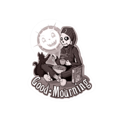 Good Mourning Kiss-Cut Vinyl Decal