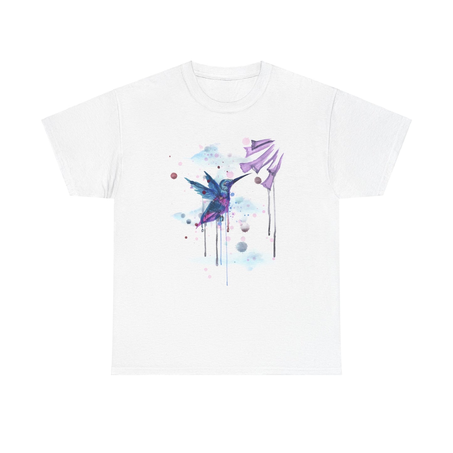 Hummingbird Skeleton Unisex Heavy Cotton Tee