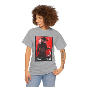 Nocturnal Tarot (Front & Back Print) Unisex Heavy Cotton Tee