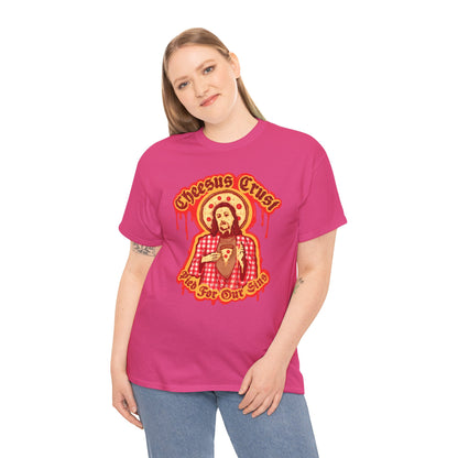 Cheesus Crust Unisex Heavy Cotton Tee