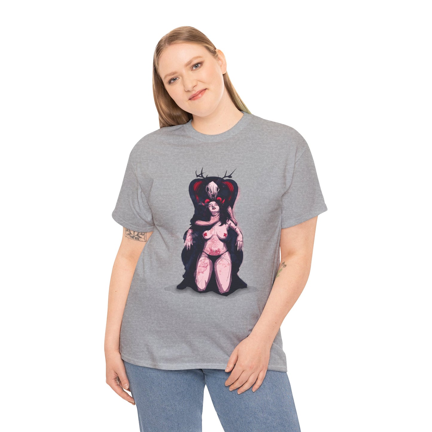 Deer Daddy Series 7: Daddy v Demoni  Unisex Heavy Cotton Tee