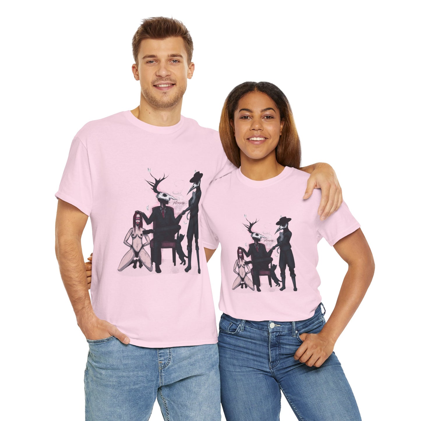Deer Daddy / Nocturnal Unisex Heavy Cotton Tee