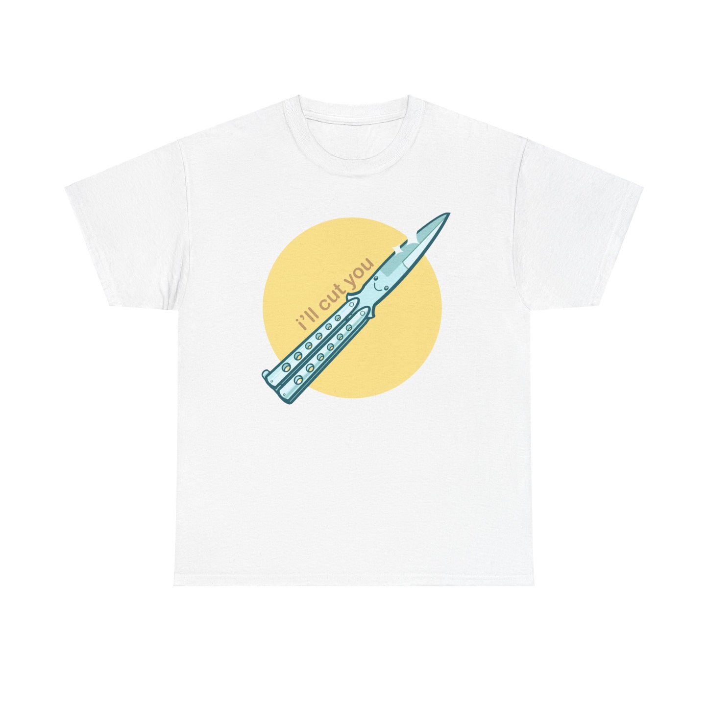 I'll Cut You Unisex Heavy Cotton Tee