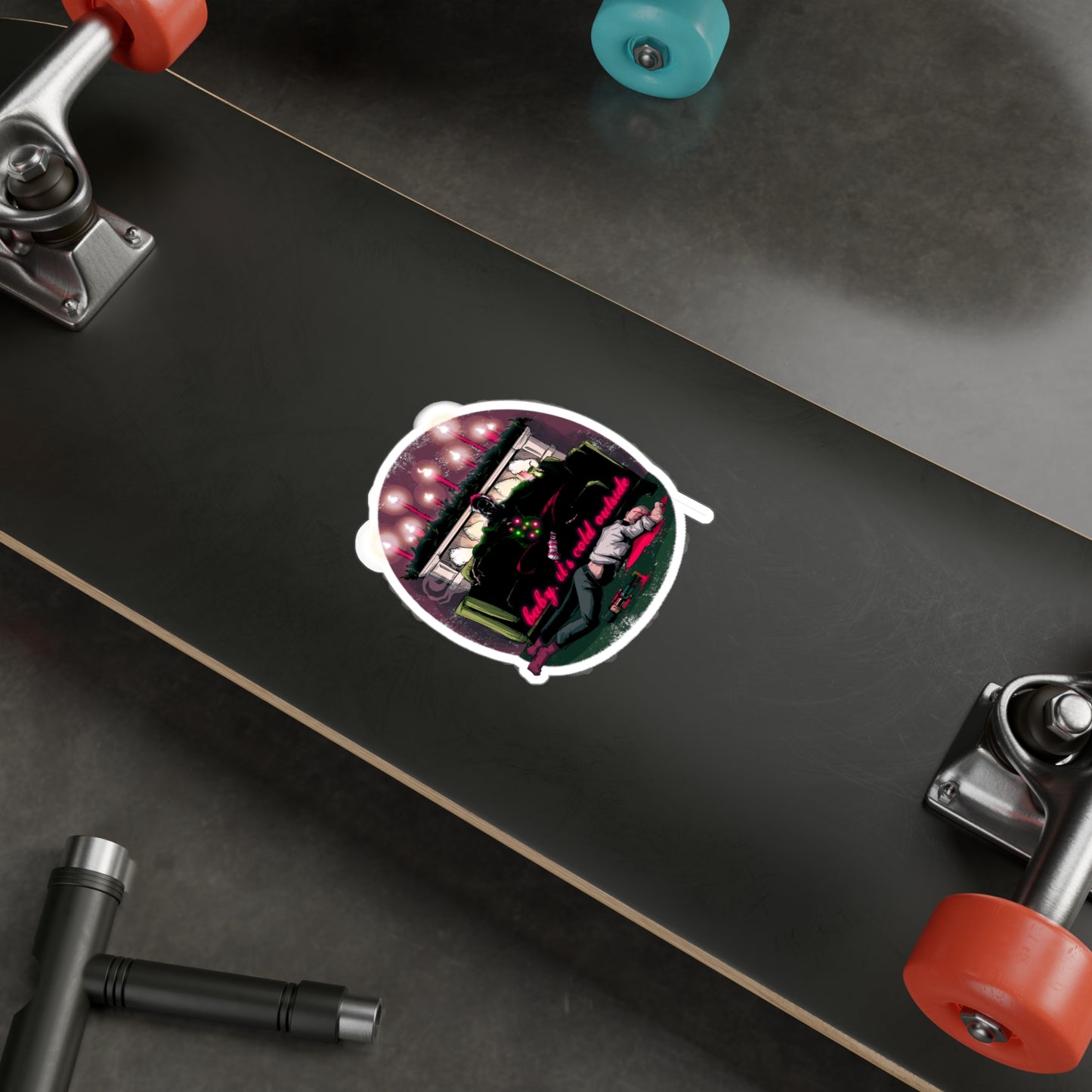 Baby It's Cold Outside Kiss-Cut Vinyl Decal