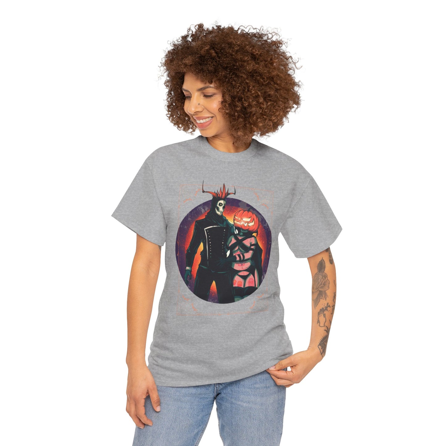 Pumpkin King & Queen Unisex Heavy Cotton Tee
