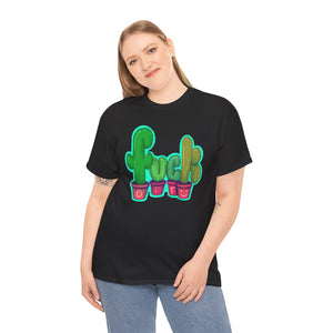 Rude Succulents Unisex Heavy Cotton Tee