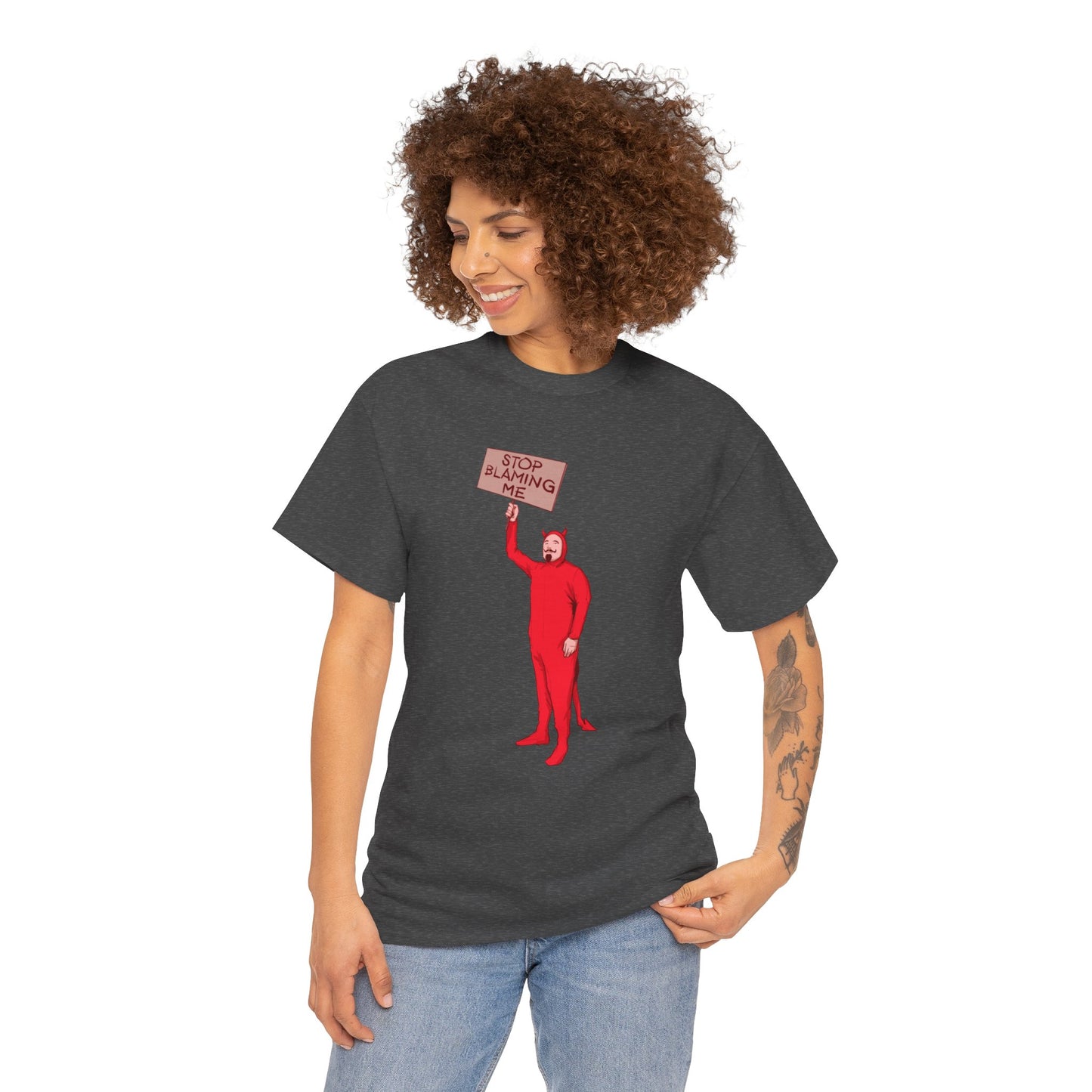 Satanic Scapegoat Unisex Heavy Cotton Tee