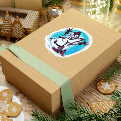 Kinky Snowman Kiss-Cut Vinyl Decal