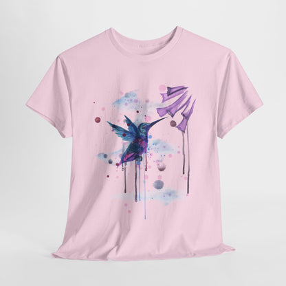 Hummingbird Skeleton Unisex Heavy Cotton Tee