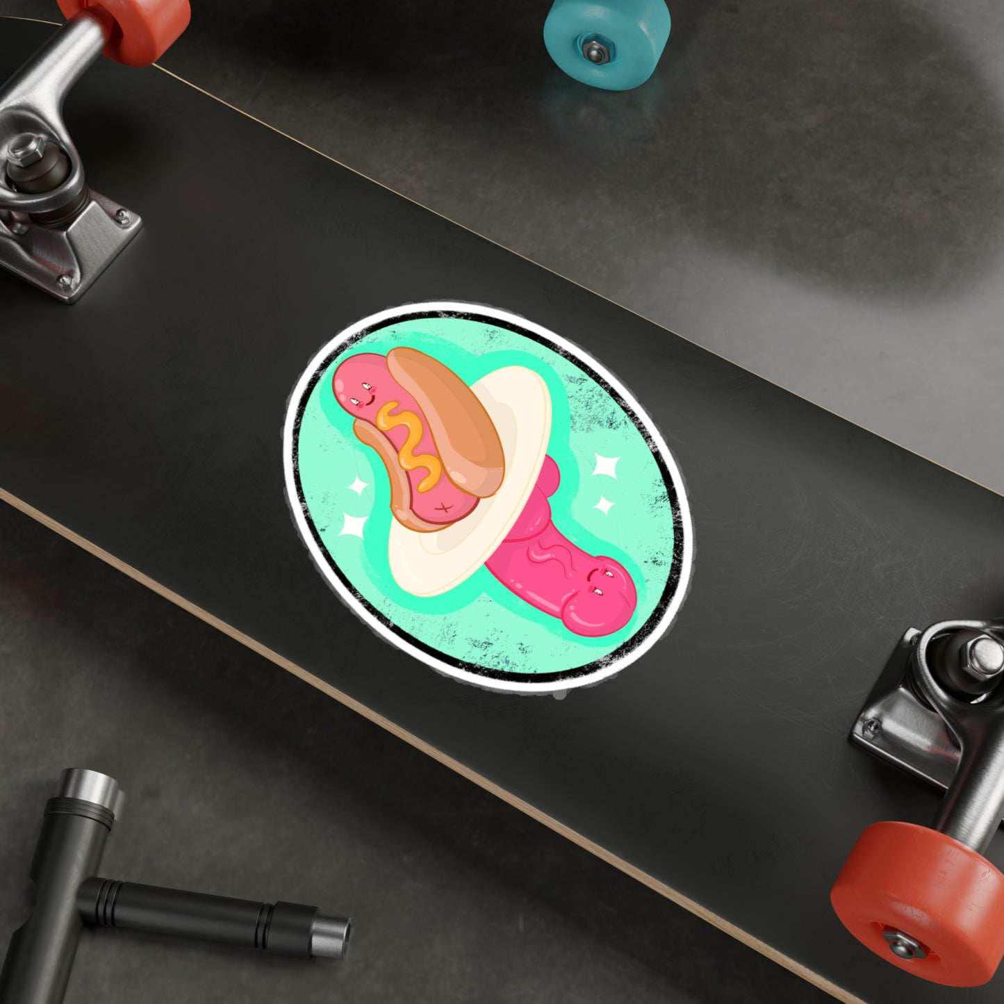 Ceramic Plate Kiss-Cut Vinyl Decal