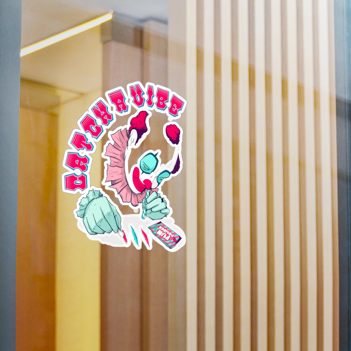 Catch A Vibe Kiss-Cut Vinyl Decal