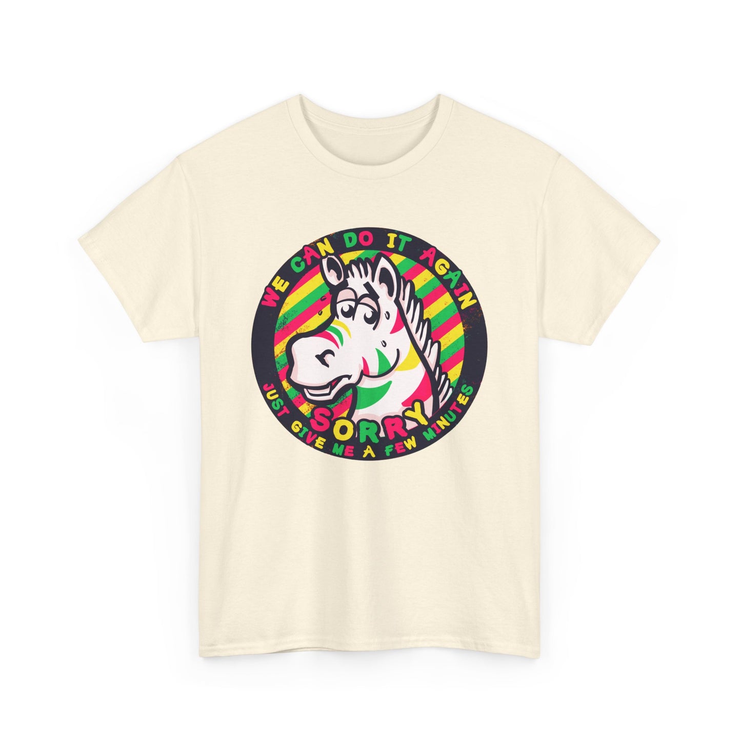 Premature Zebra Unisex Heavy Cotton Tee