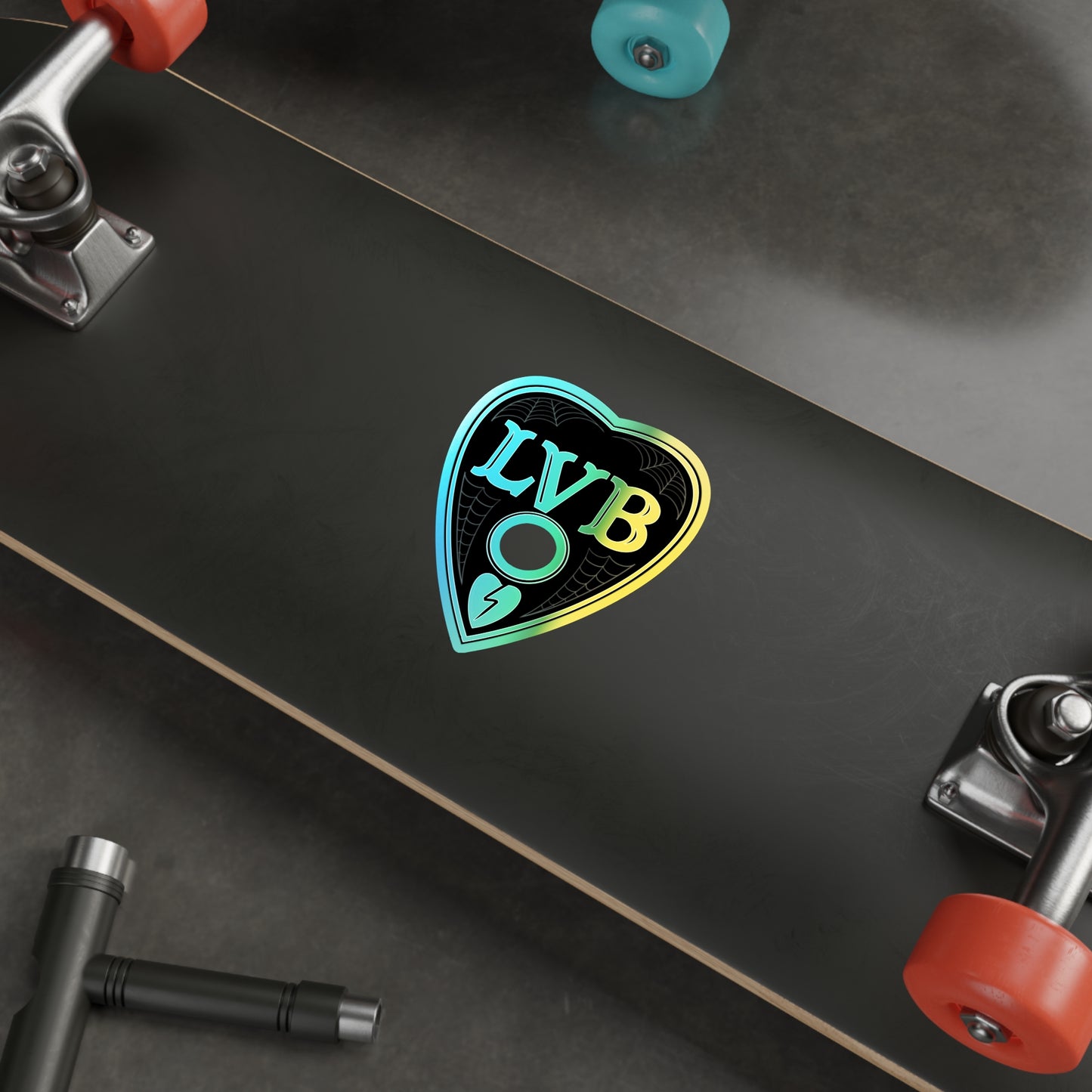 LVB Logo Planchette Holographic Die-cut Stickers