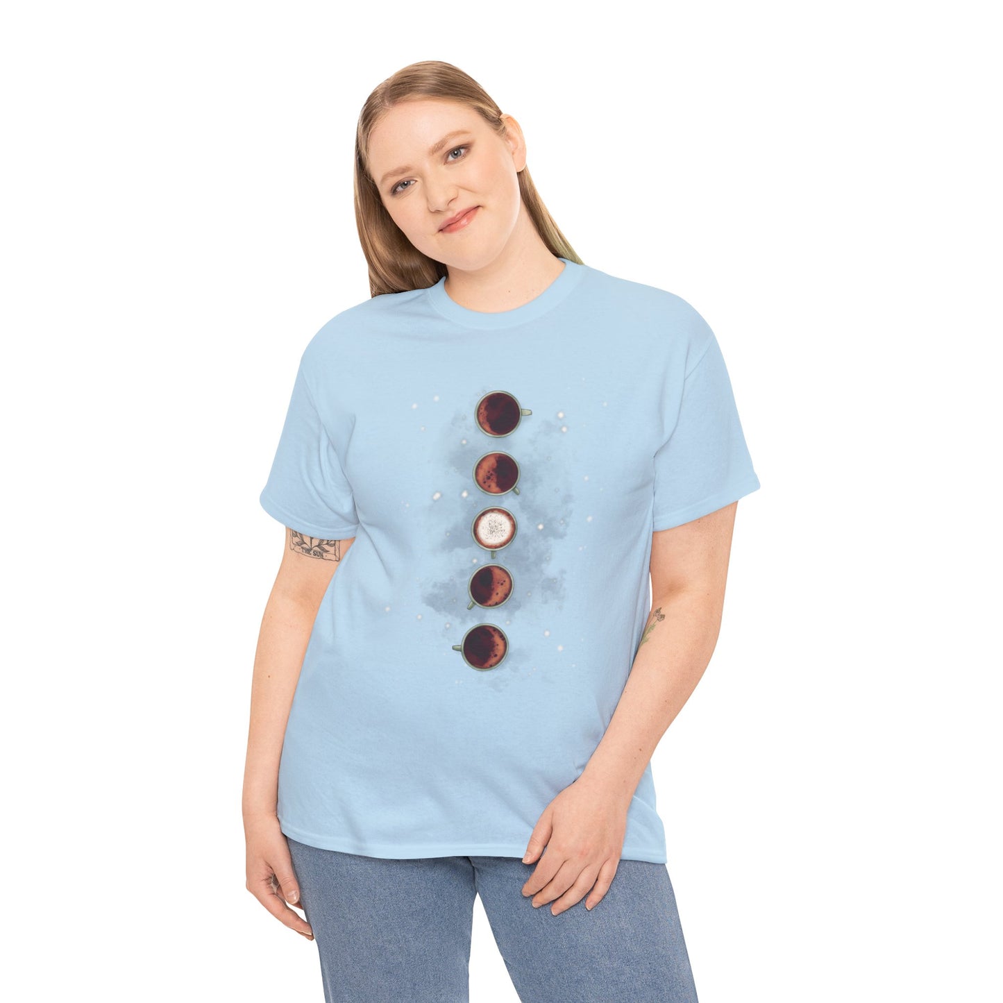 Lunar Coffee Unisex Heavy Cotton Tee