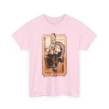 As Above So Below St Nick x Krampus Unisex Heavy Cotton Tee