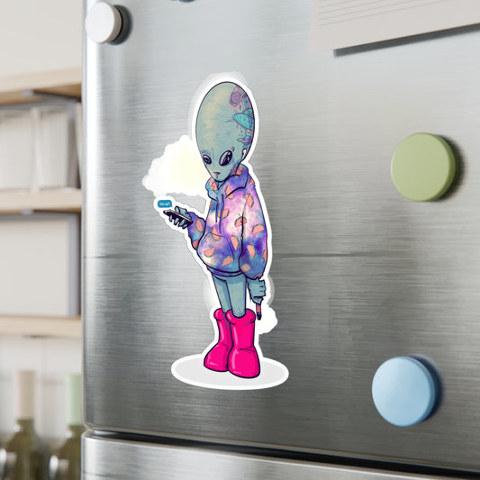Earth Alien Kiss-Cut Vinyl Decal
