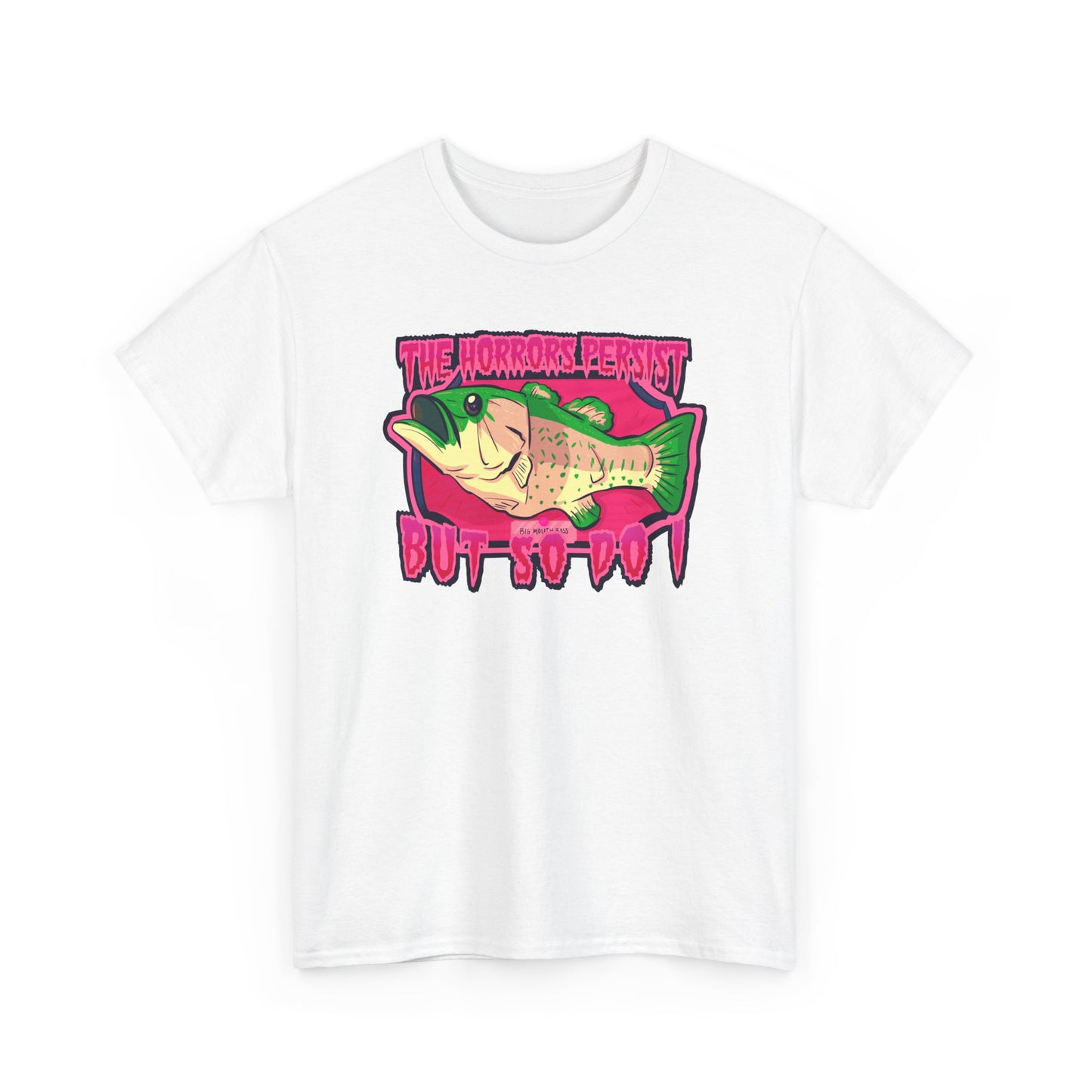 The Horrors Persist Fish Unisex Heavy Cotton Tee