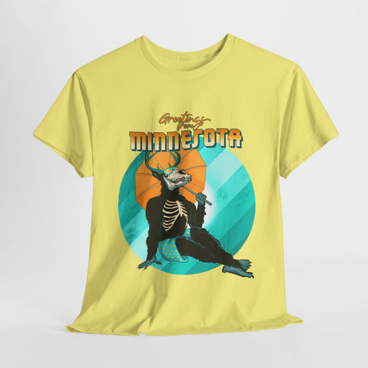 Cryptid Pinup: Minnesota Unisex Heavy Cotton Tee