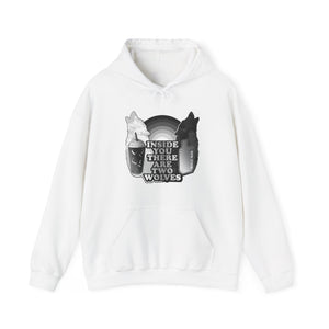 Two Wolves Unisex Heavy Blend Hooded Sweatshirt