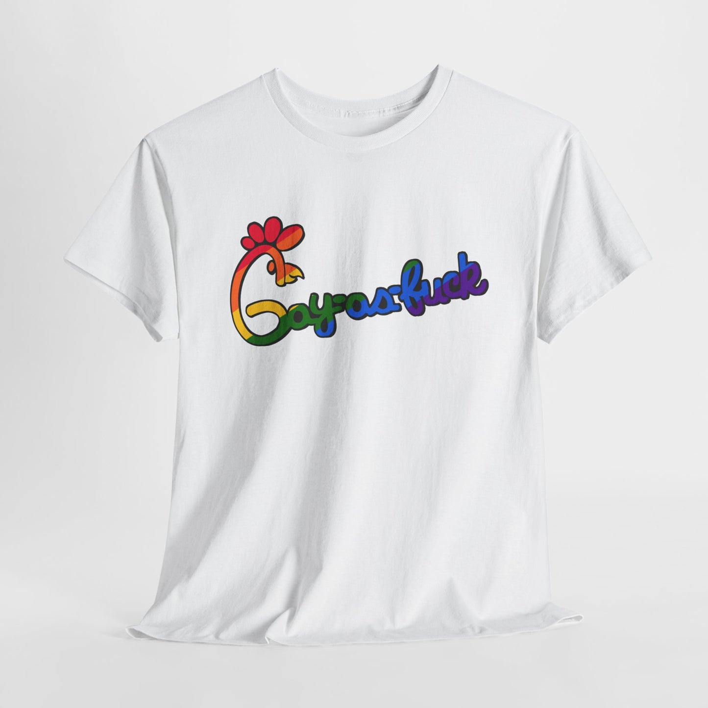 Gay Chicken Unisex Heavy Cotton Patreon Tee