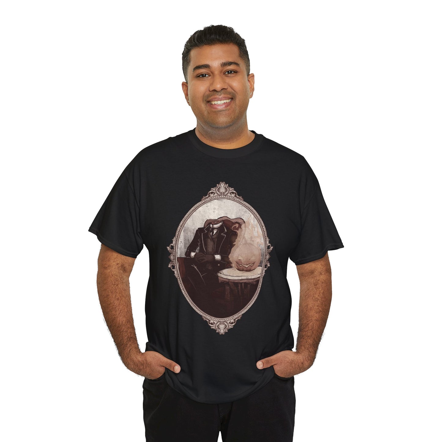 Victorian Headless Horseman Unisex Heavy Cotton Tee