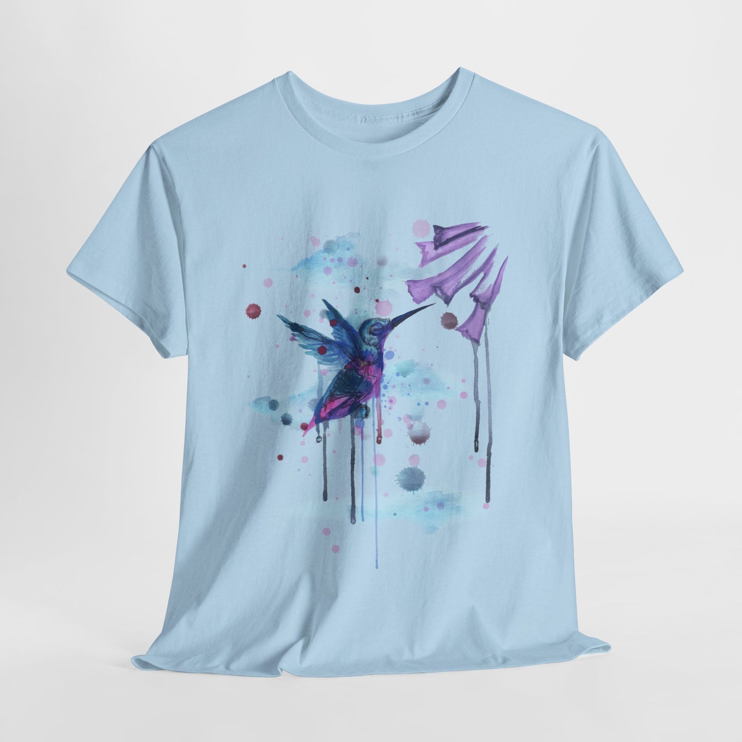 Hummingbird Skeleton Unisex Heavy Cotton Tee