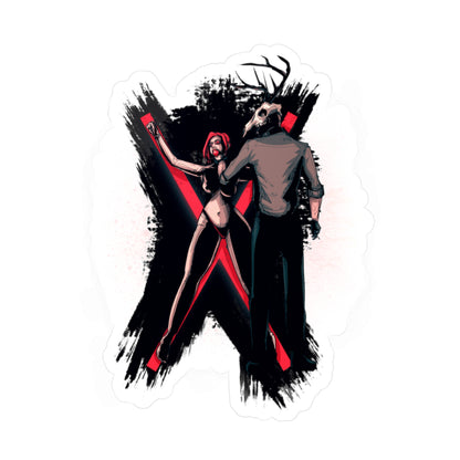 Deer Daddy Series 11: The Cross Kiss-Cut Vinyl Decal