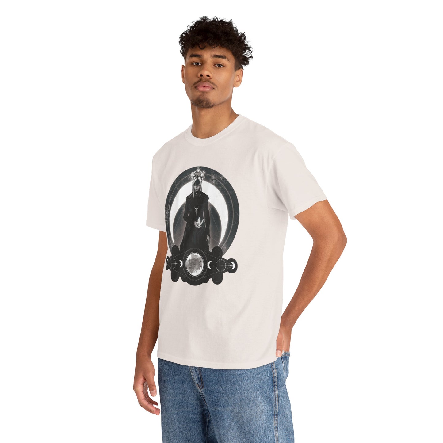 Moon Goddess Unisex Heavy Cotton Tee